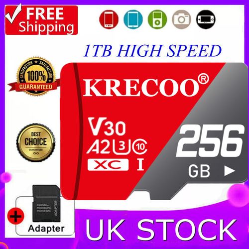 256GB Micro SD Card Memory U3 V30 Class 10 For DJI Mini 3 Drone Camera 4K Video — image 1