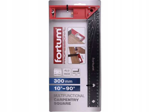 Aluminum Carpenter Square 300mm, Try Square with Scale, Precision Pro — image 6