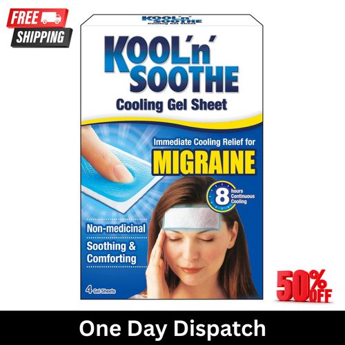 Kool 'n' Soothe Migraine Cooling Strips - 4 Strips — image 1