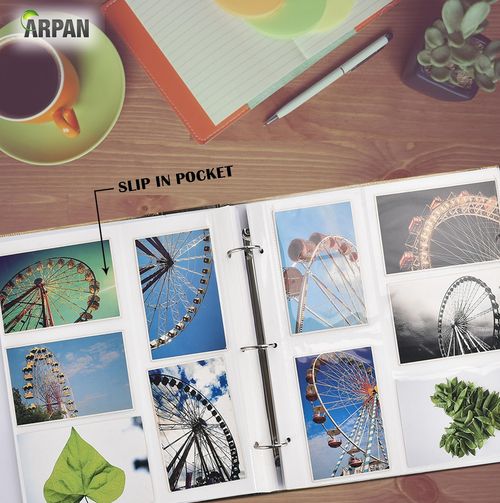Large Ring Binder Slip In Photo Album Holds 500 Photos 6x4 10x15cm Storage Print — image 7