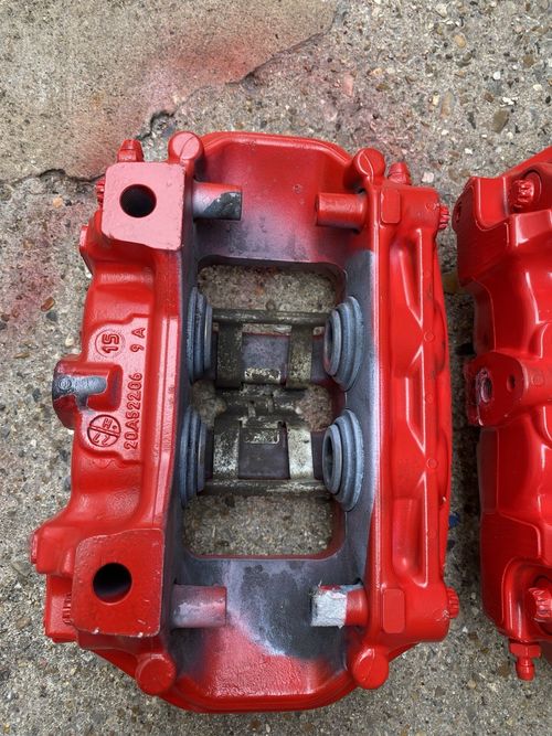 Porsche Cayenne and touareg Rear Caliber Brake Caliper Left and Right Set — image 5
