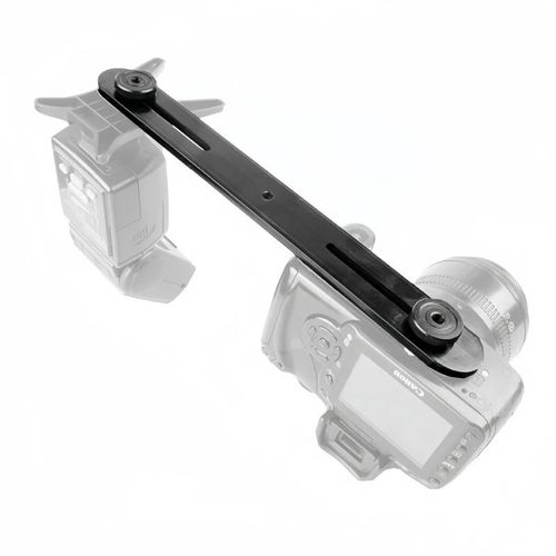 Dual Flash Bracket Hot Shoe Bracket Mount Holder for Tripod Stand Camera — image 6