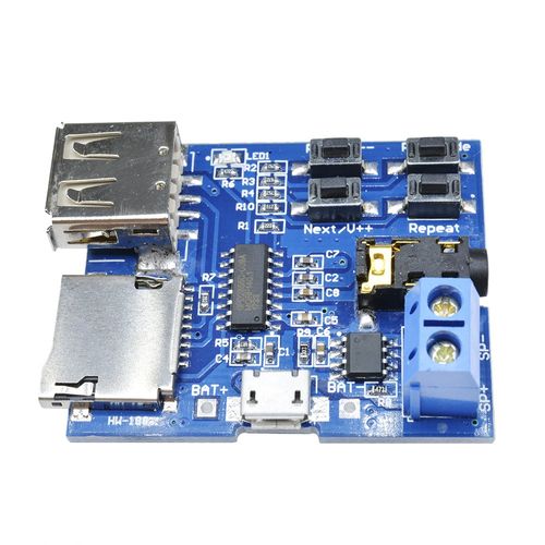 TF Card U Disk MP3 Format Decoder Board Aamplifier Decoding Audio Player Module — image 11