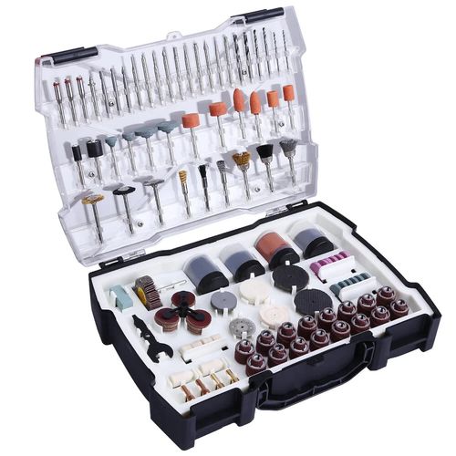 361pc Rotary Tool Bits Accessories Dremel Compatible Polish Grind Engrave Drill — image 1