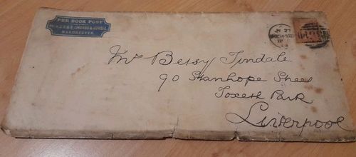 Two Vontage Stamps On Envelopes Franking — image 2
