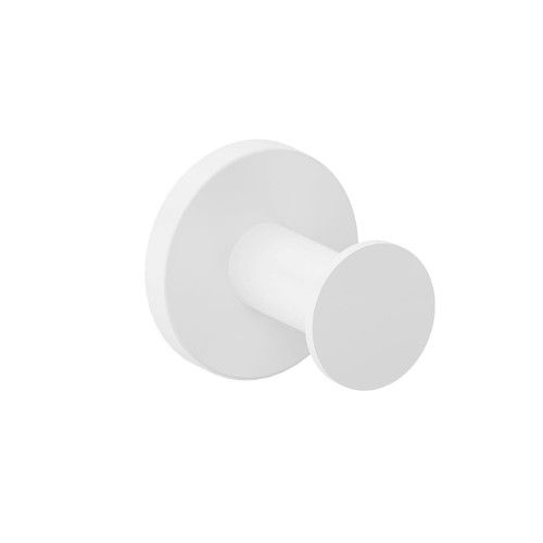 COSMIC Towel hook, Robe hook, Coat hook, Matt White, Architect S+ Collection