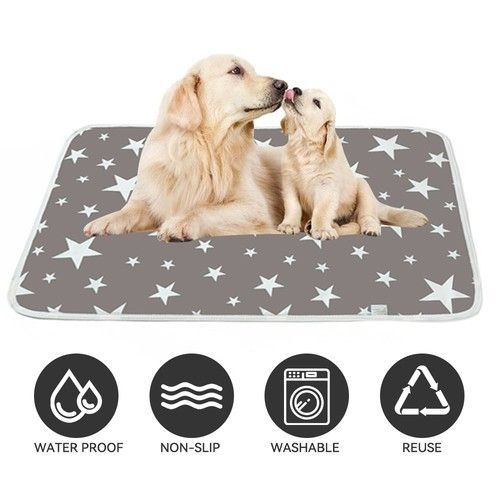 Washable Waterproof Pet Pee Pads,Reusable Large Puppy Training Mats for Dogs&Cat