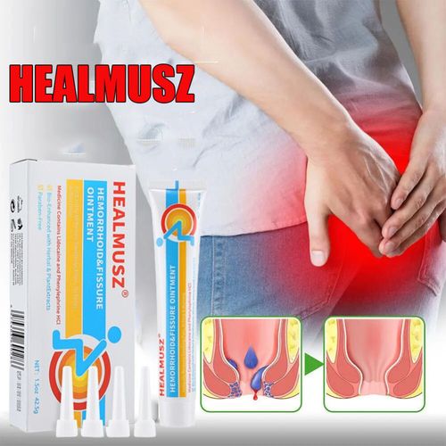 HEALMUSZ Hemorrhoid Ointment for Relief of Pain, Swelling, Discomfort, Itching — image 2