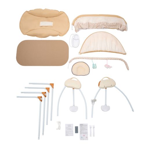 Electric Bluetooth Auto-Swing Cot Baby Cradle Crib 25KG Infant Bed Rocking Chair — image 8