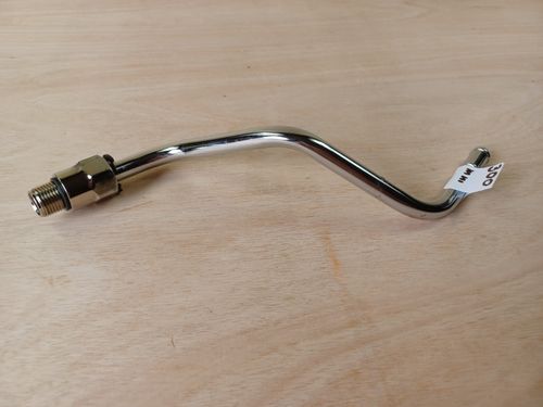 Harley Davidson Softail Heritage Classic Fat Boy Chrome Oil Tank Pipe Hose — image 5