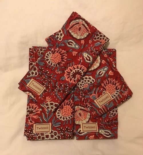 Twizzell 100% Cotton Napkins x 4 - HALF PRICE  (Usual Retail price £25.00) — image 2