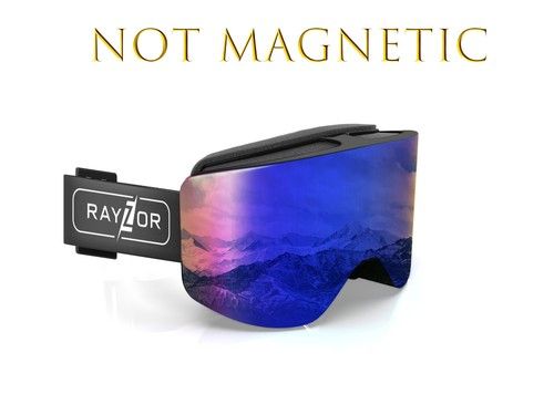 Rayzor Ski Goggles Snowboard Goggles UV400 Anti Fog Vented Lens RRP £69