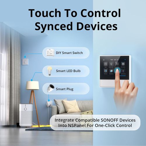 SONOFF Smart Scene Wall Switch, WiFi Light Switch,Smart Home Touch Central Panel — image 9