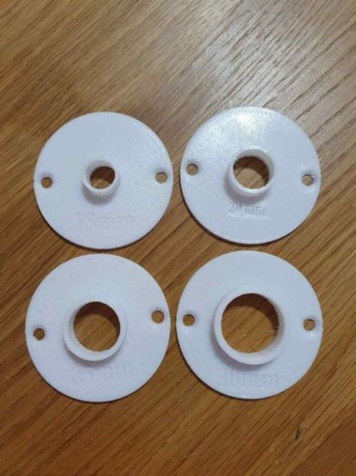 Trend router 3D PRINTED Plastic Guide Bush SET OF 4 15mm 20mm 25mm 30mm