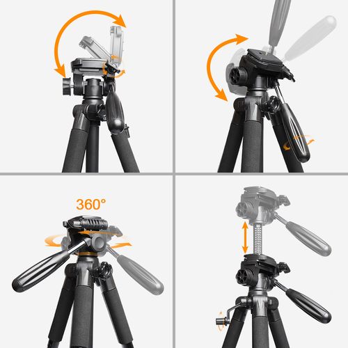 Multi function Adjustable Tripod 56"/143cm use for Laser Level&Travel Camera — image 4