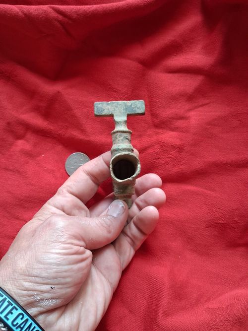 ANTIQUE BRASS beer Barrel Keg Tap — image 4