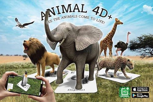 Octagon 4D+ Animals Cards - Augmented Reality, Educational Toy — image 2