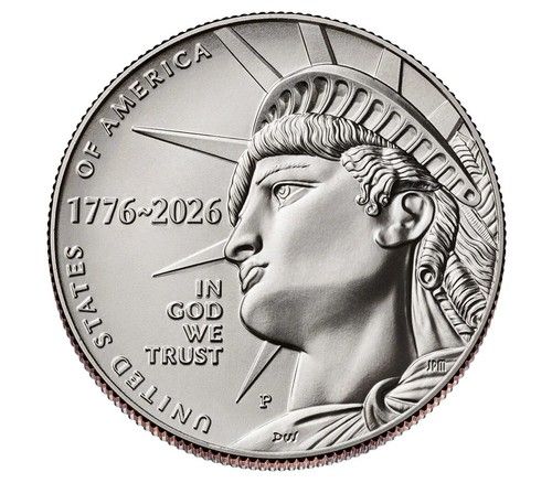 USA 2026 Semiquincentennial Enduring Liberty $ Half Dollar 50 Cent BUNC D Coin