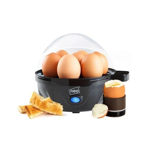 Electric Egg Boiler Poacher Steamer Fits 7 Eggs Neo Stainless Steel Egg Cooker