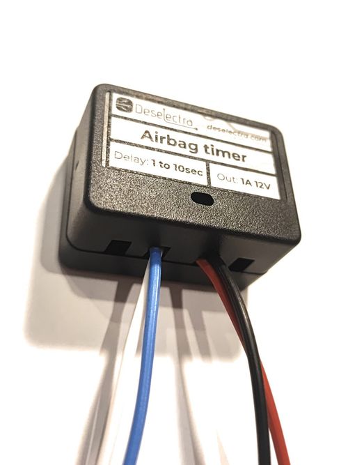Car SRS abs light timer switch time relay 1-10 sec kit delay off 12V 1A 12W — image 7
