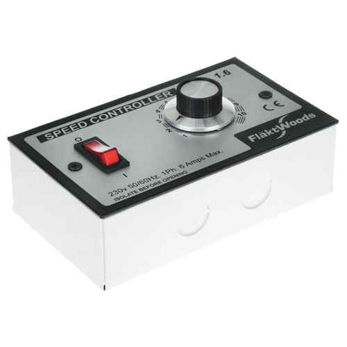 FLAKTWOODS FAN SPEED CONTROL 230V 6A ELECTRONIC CONTROLLER ME1.6 WITH BACK BOX — image 13