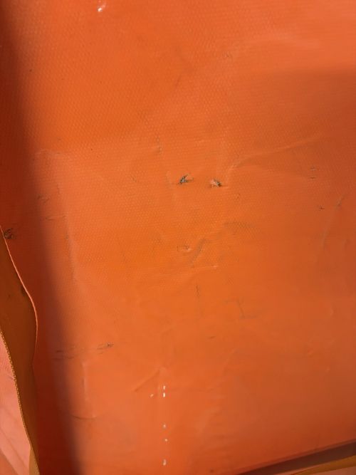 Orange Folding Patient Stretcher/Backboard with Straps & Handles Emergency — image 3
