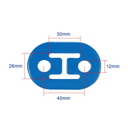 4X UNIVERSAL HEAVY DUTY HANGER RUBBER EXHAUST MOUNTING EXHAUST HANGER HOLE 11MM — image 5