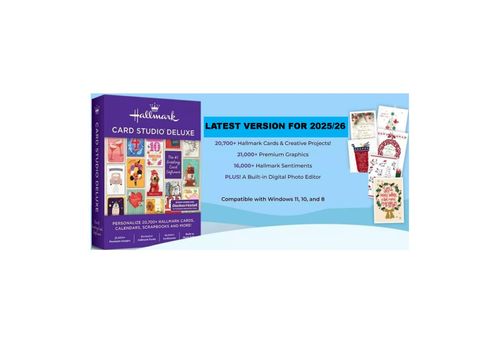 Hallmark Card Studio Deluxe  Latest 2025-26 VERSION Windows 8-11 on two discs — image 1