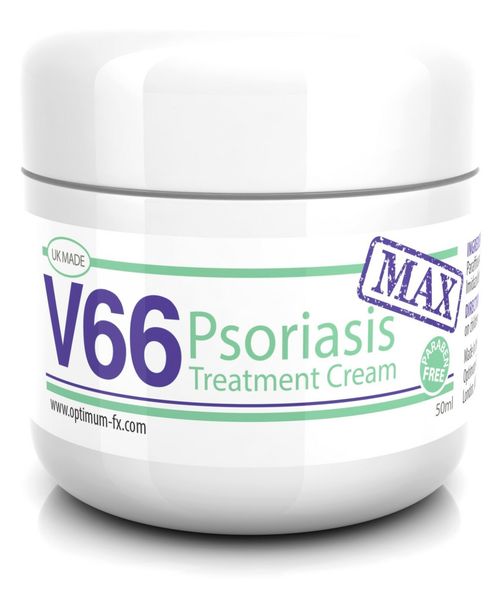 V66 MAX DOUBLE STRENGTH Psoriasis Salicylic Acid Skin Scalp Treatment Cream 50g — image 1