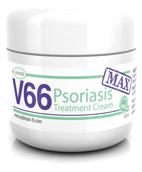 V66 MAX DOUBLE STRENGTH Psoriasis Salicylic Acid Skin Scalp Treatment Cream 50g