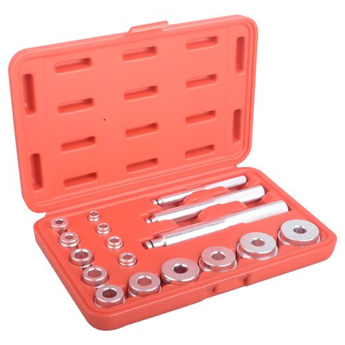 17pc Aluminum Wheel Bearing Race Seal Bush Driver Tool Set For Wheel Bearing Kit — image 3