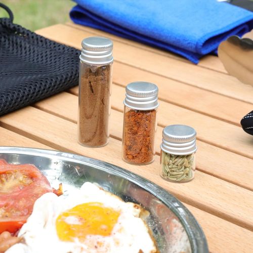 Mini Camping Seasoning Bottle Set, Empty Camping Spice Bottle Kit — image 5