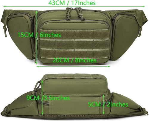 Tactical Pistol Bag Waist Handgun Bag Holster Gun Fanny Pack with Magazine Pouch — image 6