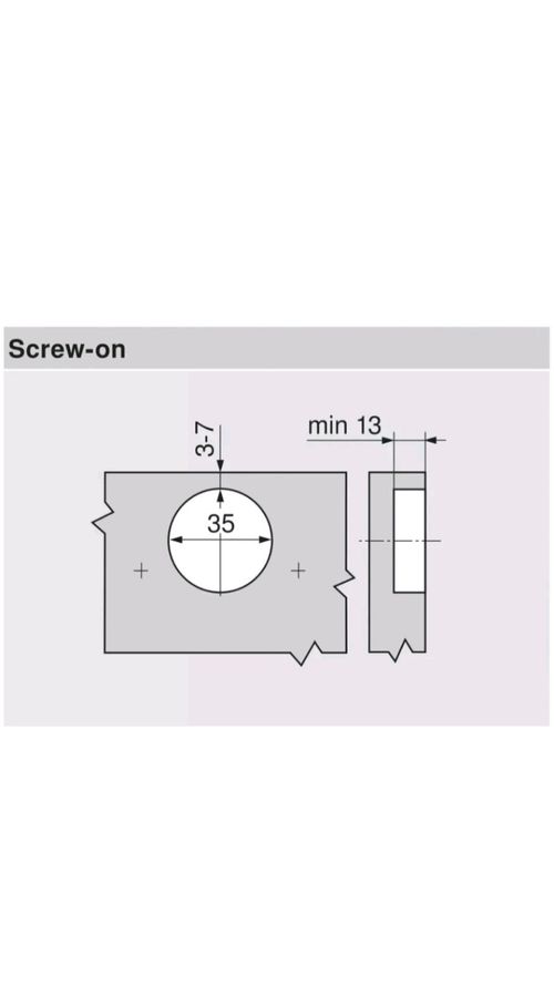 X10 Blum Clip On 107° 110mm Soft Close Kitchen Doors Cabinet Hinges (Pack Of 10) — image 5