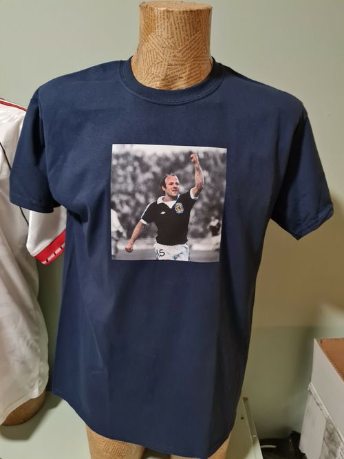 Archie Gemmill 1978 T Shirt Captain Scotland World Cup Shirt — image 6