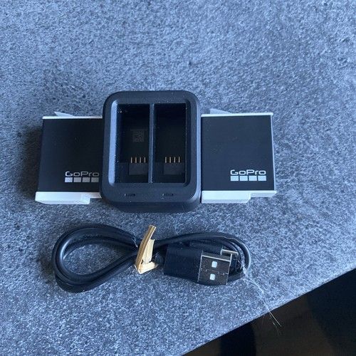 Genuine GoPro Dual Battery Charger + 2 x Enduro Batteries for Hero 