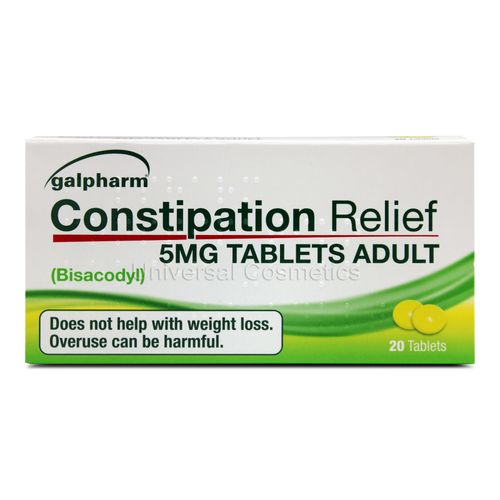 Galpharm Constipation Relief Tablets 5mg Bisacodyl Laxative - EntroLax — image 1