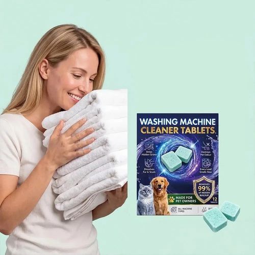 Prime Drum Washing Machine Cleaner Pro,12-Pack Deep Clean Drum & Remove Descaler — image 3