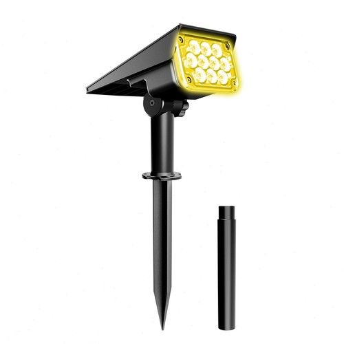 T-SUN LED Garden Solar Spot light Outdoor Yard Path Lamp Ground Spike Lights UK