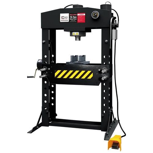 SIP Hydraulic Press Floor Shop Press 75 Ton Workshop Garage Bearing Heavy Duty