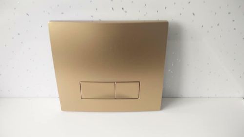 Concealed Cistern WC Universal Frame Wall Hung Toilet Gold Flush Push Button — image 3