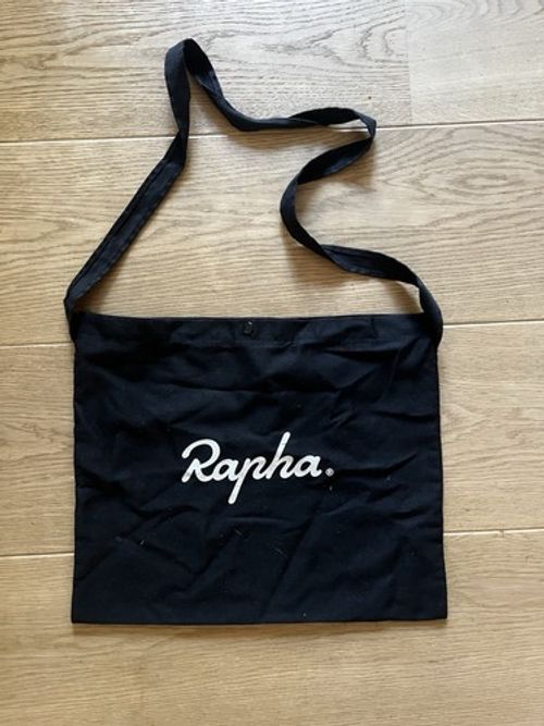 Rapha Black Cycling Handlebar Tote Bag Cotton