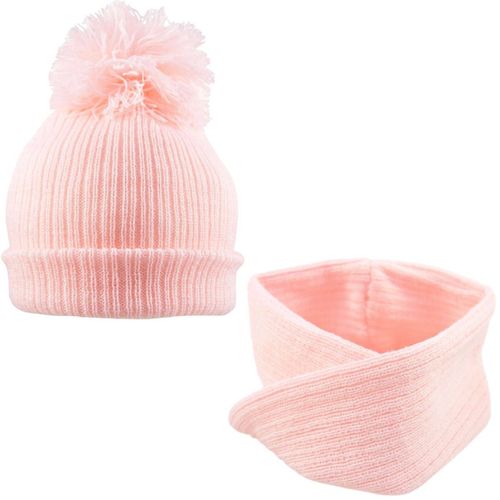 Baby Hat and Scarf Set Boy Girl Pom or Beanie Double Knitted Warm Snood 3-12 M — image 2