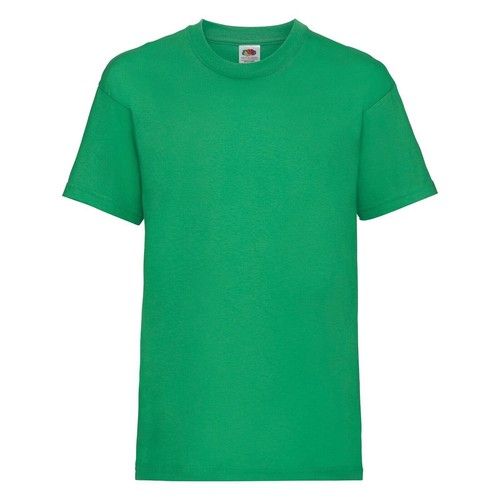 Fruit Of The Loom Kids T Shirt Boys Girls Plain 100% Cotton School PE Sports Top