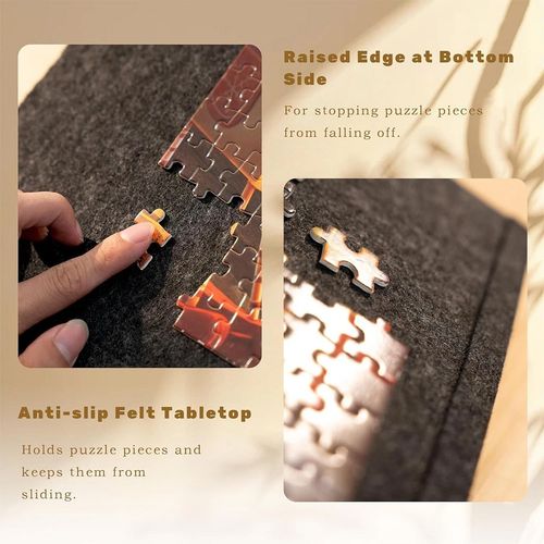 1000PCS Tilting Puzzle Board with 2in1 Designed Stand Cover Felt Mat w/ 6 Drawer — image 7