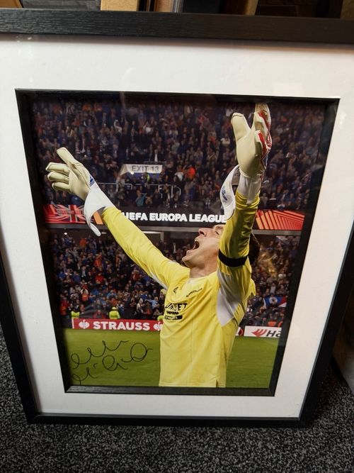 Signed Allan McGregor A3 Photo Display Framed Authenticated COA — image 1