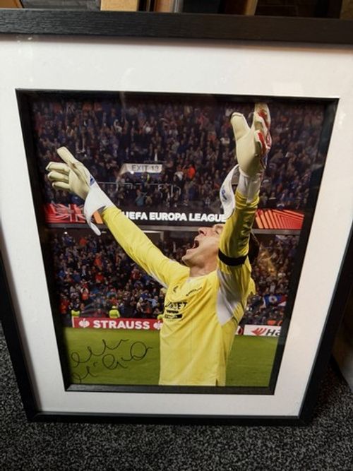 Signed Allan McGregor A3 Photo Display Framed Authenticated COA