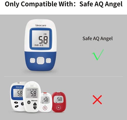 sinocare Safe AQ Angel Diabetes Strips/Blood Glucose 1 count (Pack of 100)  — image 3
