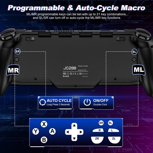 Wireless Gamepad Bluetooth Game Handle Controller For Nintendo Switch — image 5
