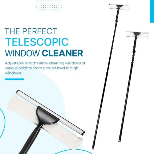 Telescopic Squeegee Cleaner 3.5 meter Window Glass Cleaning Extendable Pole Kit — image 2